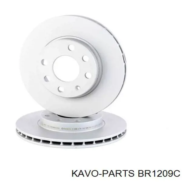 Compre BR1209C Kavo Parts Disco do freio dianteiro