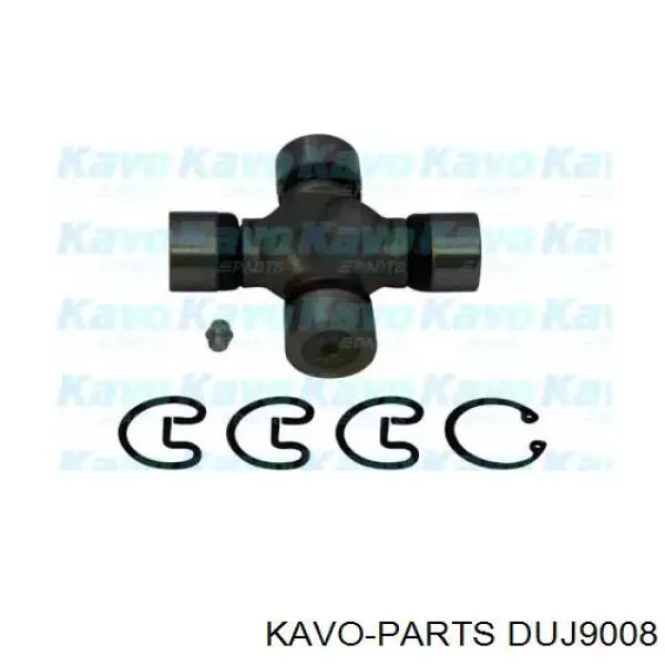 DUJ9008 Kavo Parts Cruzeta da junta universal traseira