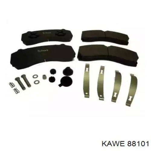 Compre K046773K50 Knorr-bremse Sapatas do freio dianteiras de disco