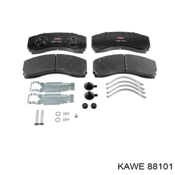 Sapatas do freio dianteiras de disco K046773K50 Knorr-bremse