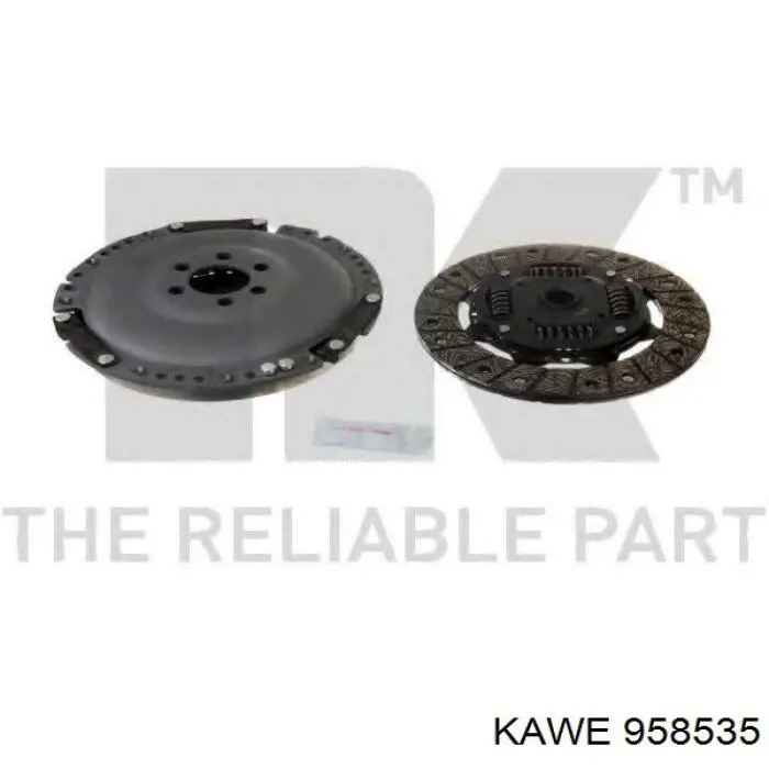 Compre 958535 Kawe Kit de embraiagem (3 peças)
