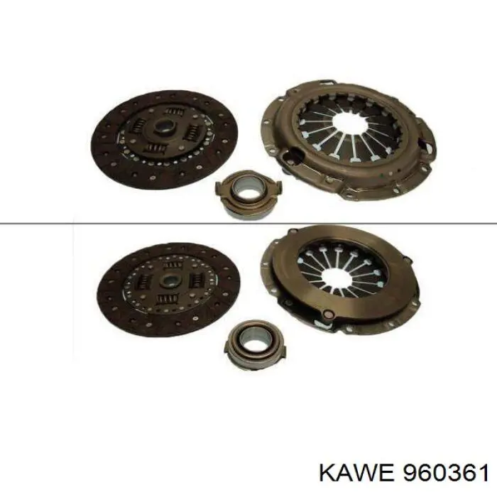 960361 Kawe Kit de embraiagem (3 peças)