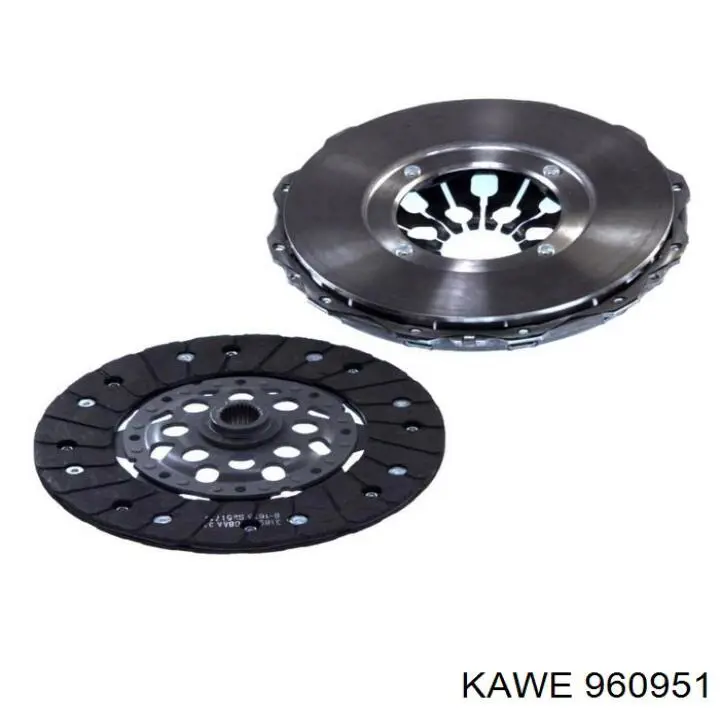 Kit de embraiagem (3 peças) 622220509 INA