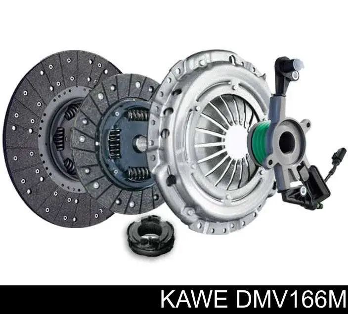 DMV166M Kawe Kit de embraiagem (3 peças)