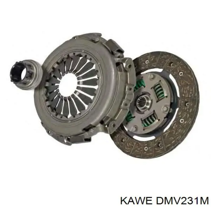 DMV231M Kawe Kit de embraiagem (3 peças)