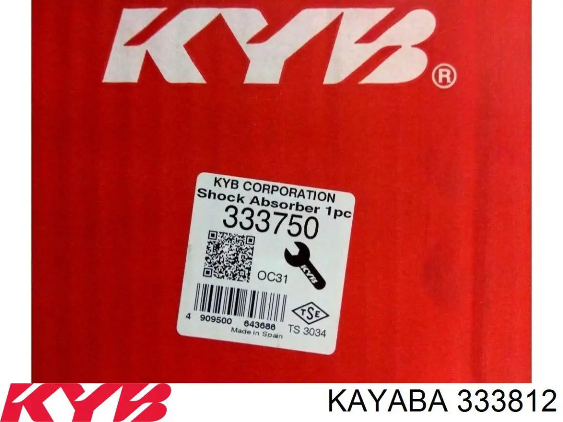 Amortecedor dianteiro Kayaba 333812 preço, a partir de 50,27 USD