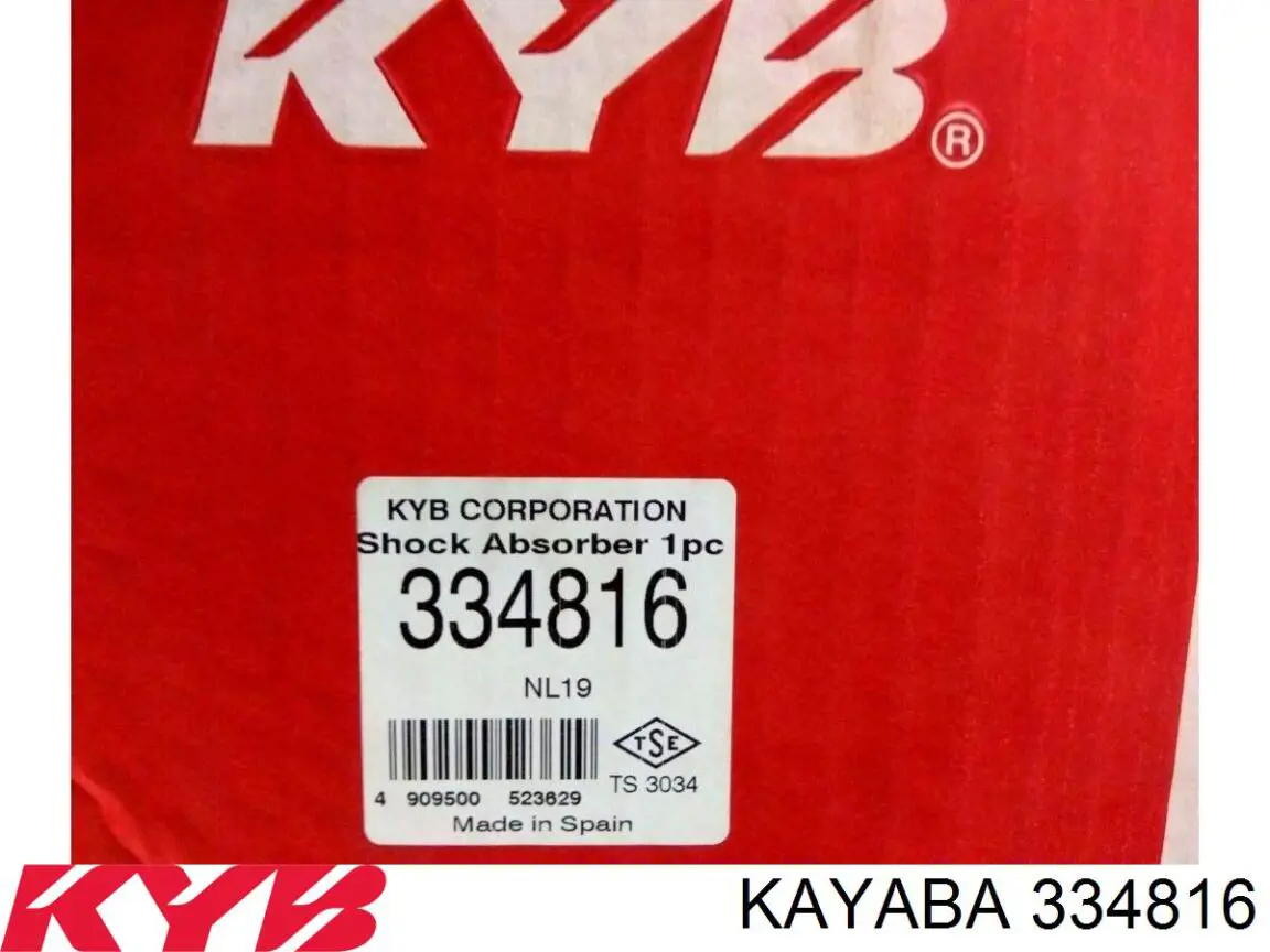 Compre 334816 Kayaba Amortecedor dianteiro esquerdo