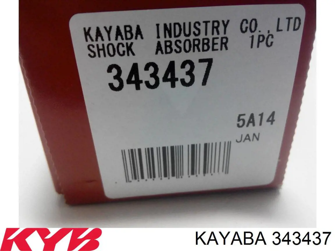 343437 Kayaba Amortecedor traseiro