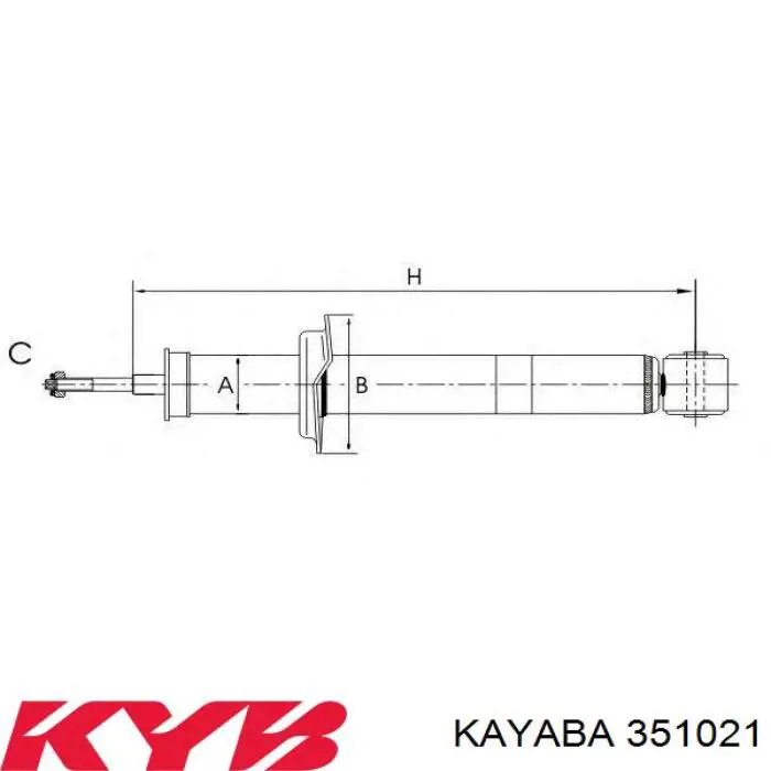 Amortecedor traseiro Kayaba 351021 preço, a partir de 44,41 USD