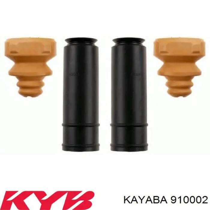 910002 Kayaba Pára-choque (grade de proteção) de amortecedor traseiro + bota de proteção