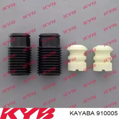 910005 Kayaba Pára-choque (grade de proteção) de amortecedor dianteiro + bota de proteção