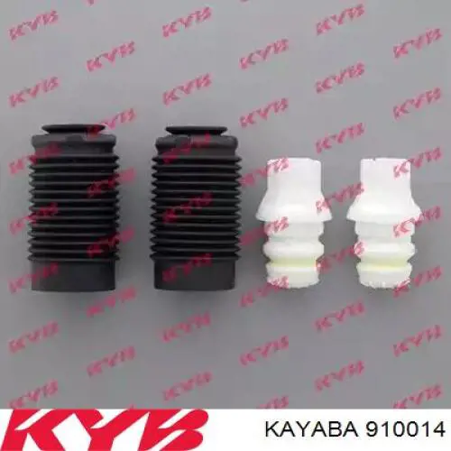 910014 Kayaba Pára-choque (grade de proteção) de amortecedor dianteiro + bota de proteção