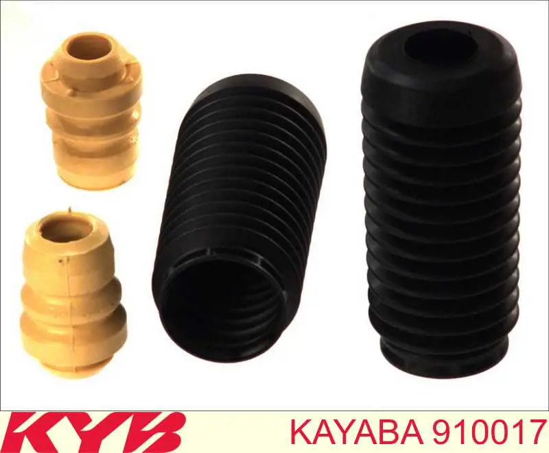910017 Kayaba Pára-choque (grade de proteção) de amortecedor dianteiro + bota de proteção