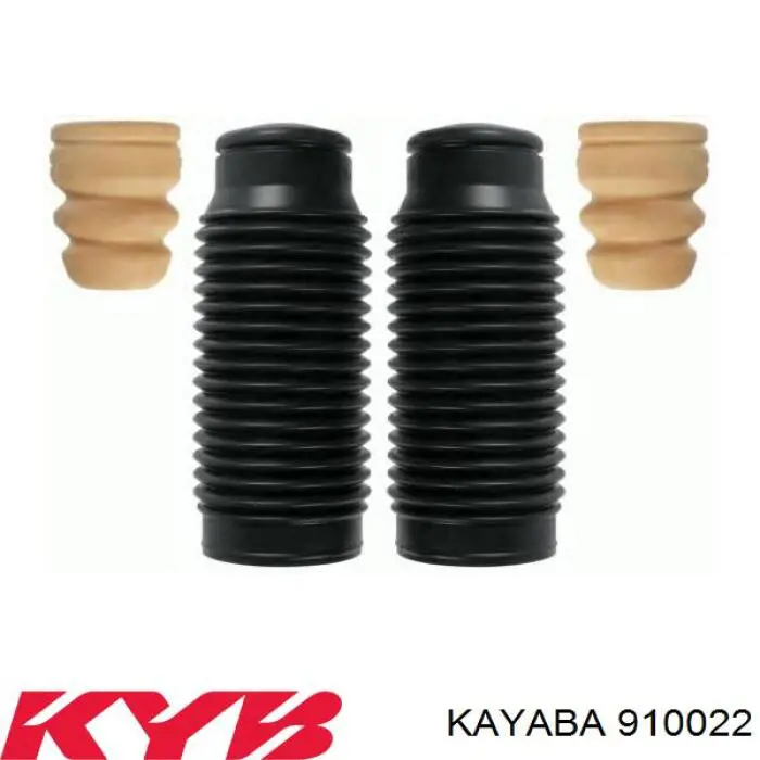 910022 Kayaba Pára-choque (grade de proteção) de amortecedor dianteiro + bota de proteção