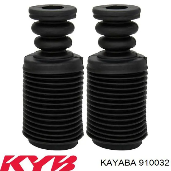 910032 Kayaba Pára-choque (grade de proteção) de amortecedor dianteiro + bota de proteção