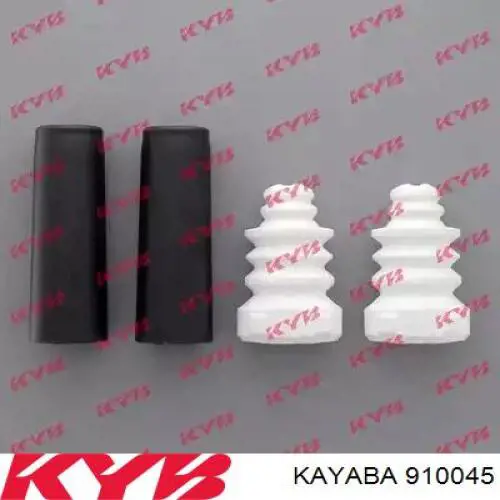 910045 Kayaba Pára-choque (grade de proteção) de amortecedor traseiro + bota de proteção