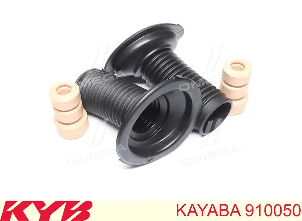 910050 Kayaba Pára-choque (grade de proteção) de amortecedor dianteiro + bota de proteção
