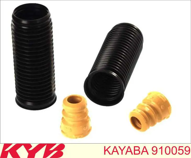 910059 Kayaba Pára-choque (grade de proteção) de amortecedor dianteiro + bota de proteção