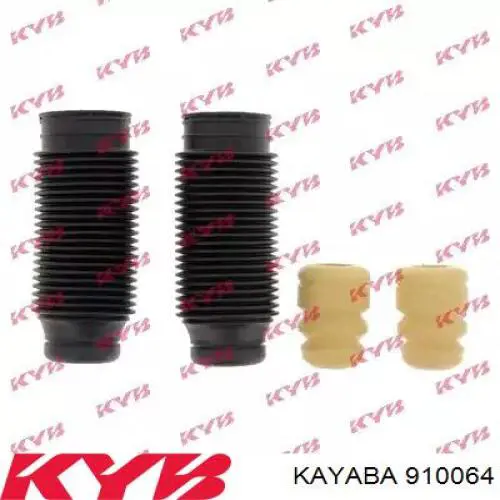 910064 Kayaba Pára-choque (grade de proteção) de amortecedor traseiro + bota de proteção