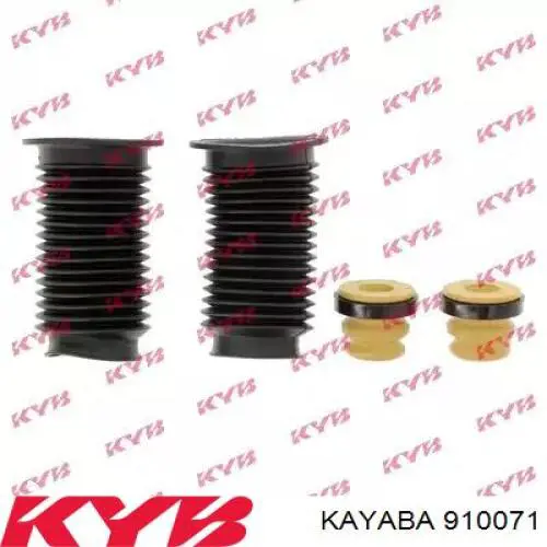 910071 Kayaba Pára-choque (grade de proteção) de amortecedor dianteiro + bota de proteção