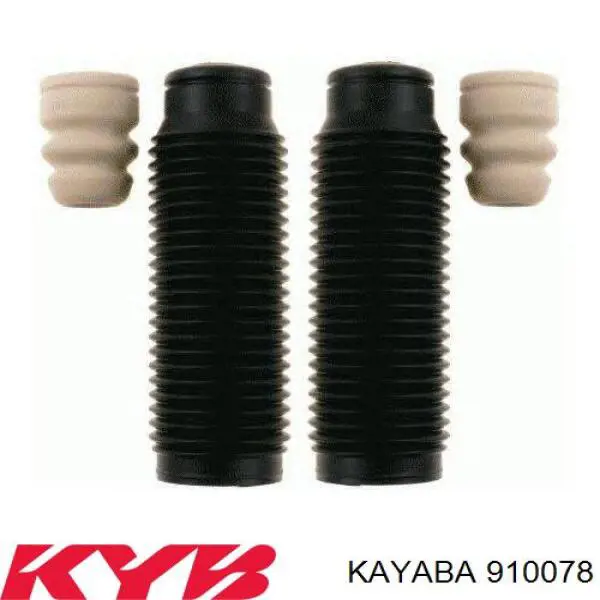 910078 Kayaba Pára-choque (grade de proteção) de amortecedor dianteiro + bota de proteção