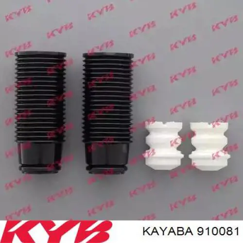 910081 Kayaba Pára-choque (grade de proteção) de amortecedor dianteiro + bota de proteção