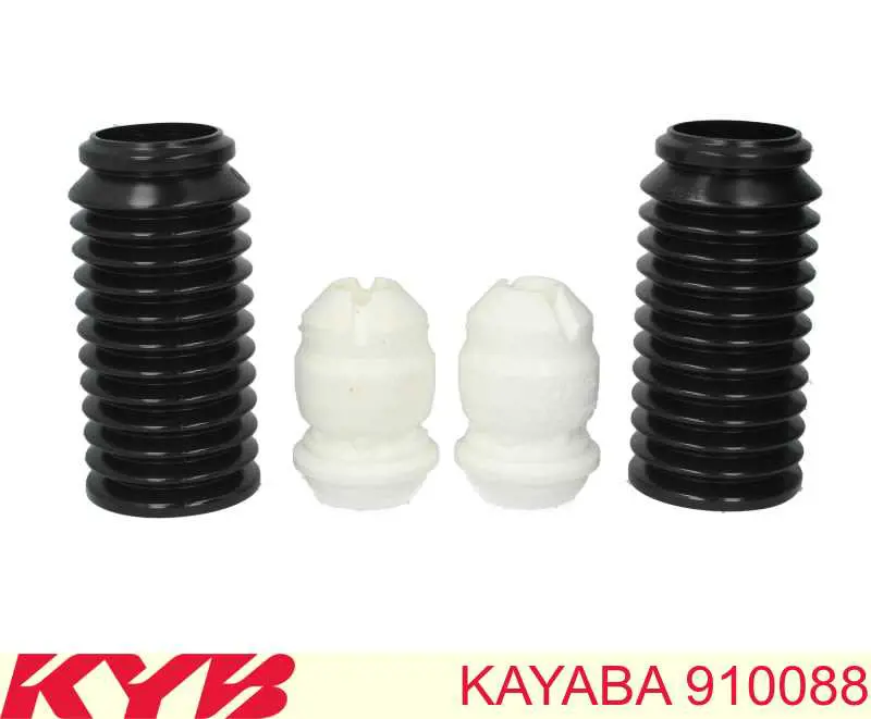 910088 Kayaba Pára-choque (grade de proteção) de amortecedor dianteiro + bota de proteção