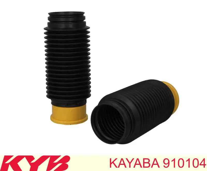 910104 Kayaba Pára-choque (grade de proteção) de amortecedor dianteiro + bota de proteção