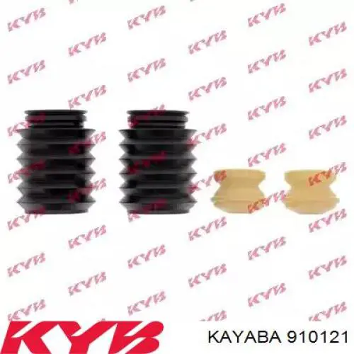 910121 Kayaba Pára-choque (grade de proteção) de amortecedor dianteiro + bota de proteção