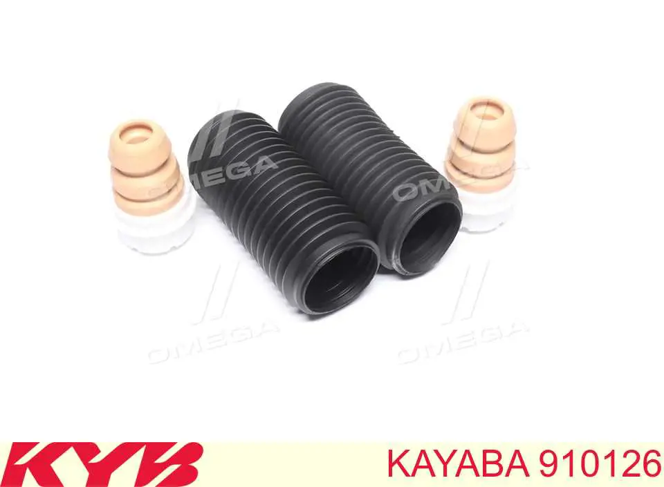 910126 Kayaba Pára-choque (grade de proteção) de amortecedor dianteiro + bota de proteção