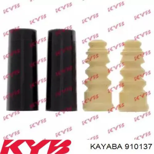910137 Kayaba Pára-choque (grade de proteção) de amortecedor traseiro + bota de proteção