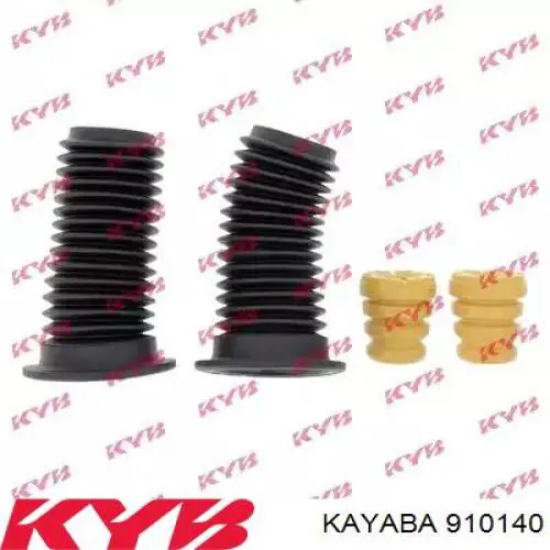 910140 Kayaba Pára-choque (grade de proteção) de amortecedor dianteiro + bota de proteção
