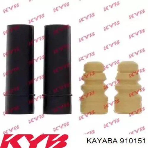 910151 Kayaba Pára-choque (grade de proteção) de amortecedor traseiro + bota de proteção
