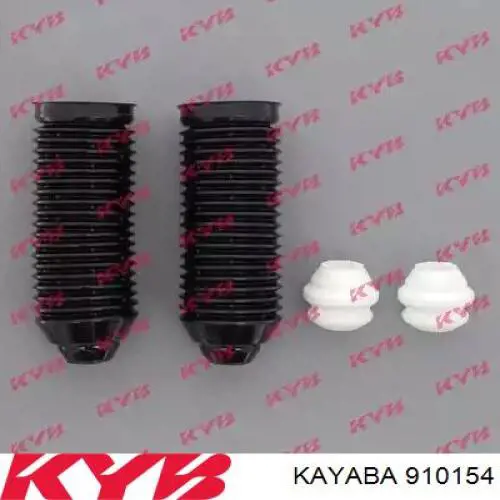 910154 Kayaba Pára-choque (grade de proteção) de amortecedor dianteiro + bota de proteção