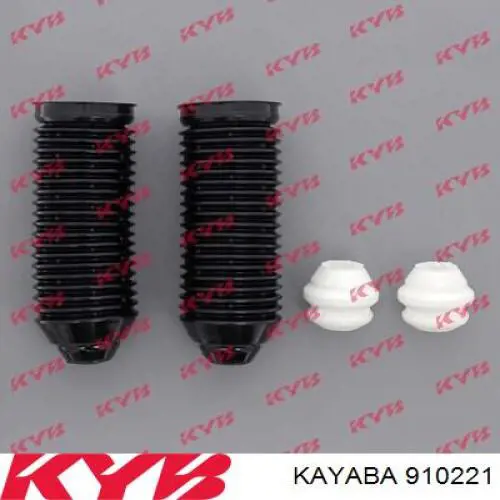 910221 Kayaba Pára-choque (grade de proteção) de amortecedor dianteiro + bota de proteção