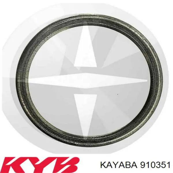 910351 Kayaba Pára-choque (grade de proteção) de amortecedor dianteiro + bota de proteção