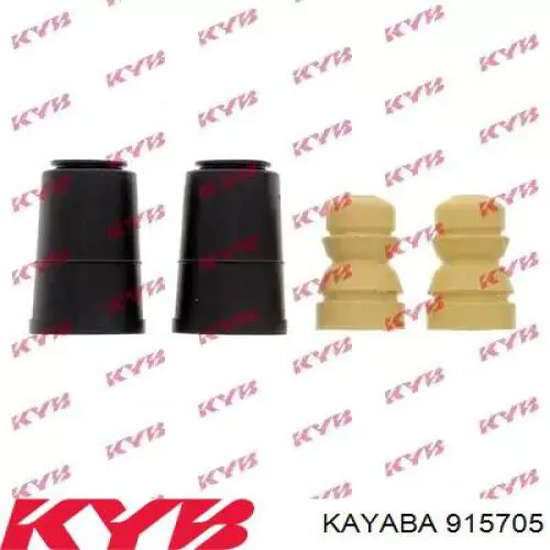 RK00073 Raiso Pára-choque (grade de proteção) de amortecedor traseiro + bota de proteção