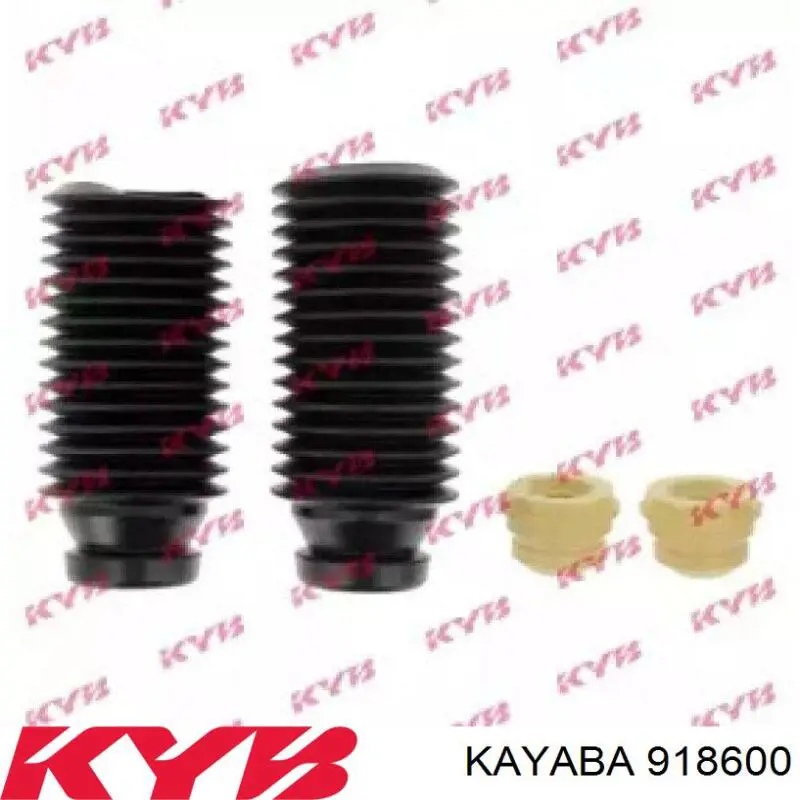 918600 Kayaba Pára-choque (grade de proteção) de amortecedor dianteiro + bota de proteção