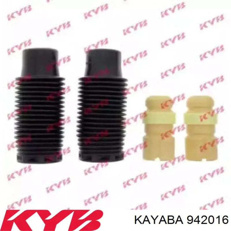942016 Kayaba Pára-choque (grade de proteção) de amortecedor dianteiro + bota de proteção