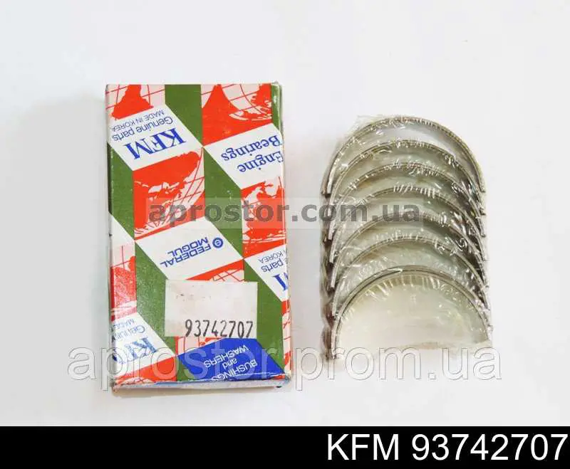 Compre 93740239 General Motors Folhas inseridas de cambota de biela, kit, padrão (STD)