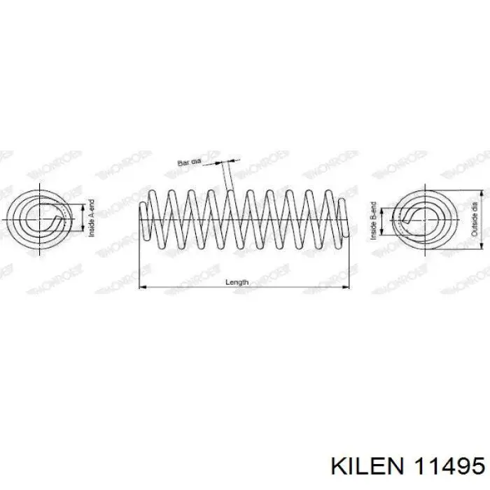 Compre 11495 Kilen Mola dianteira