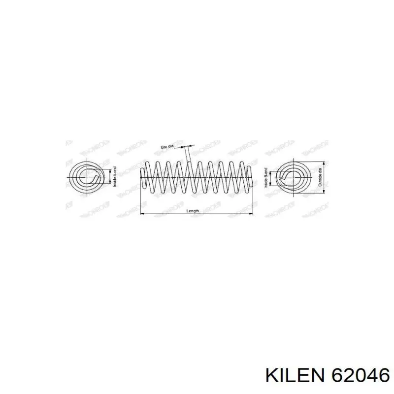 Mola traseira Kilen 62046 preço, a partir de 32,98 USD