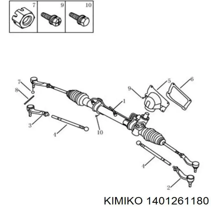 Tração de direção para Geely CK I 