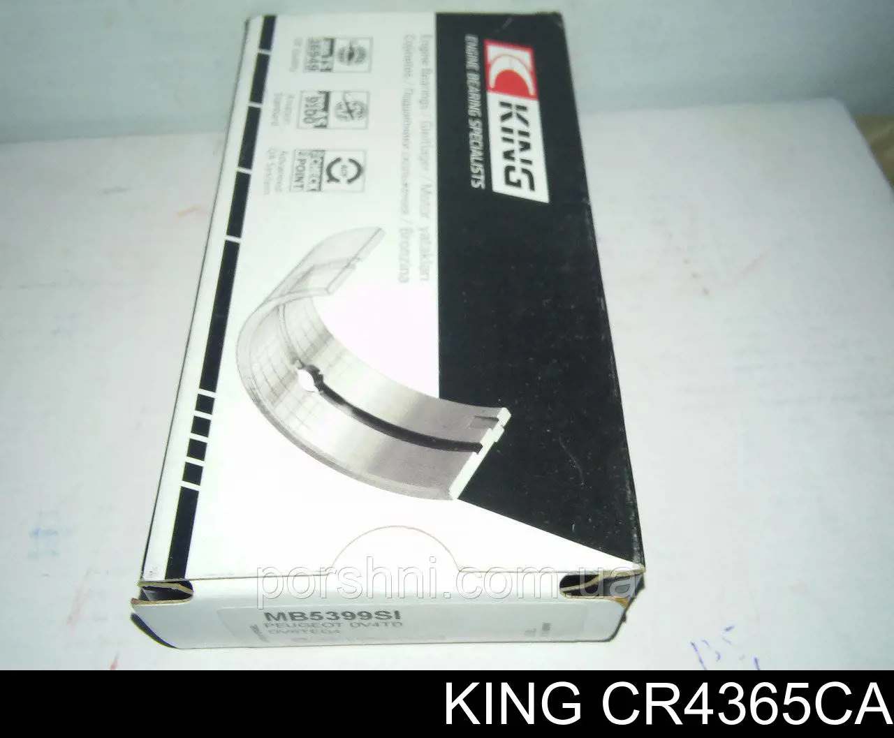 Folhas inseridas de cambota de biela, kit, padrão (STD) King CR4365CA preço, a partir de 27,80 USD