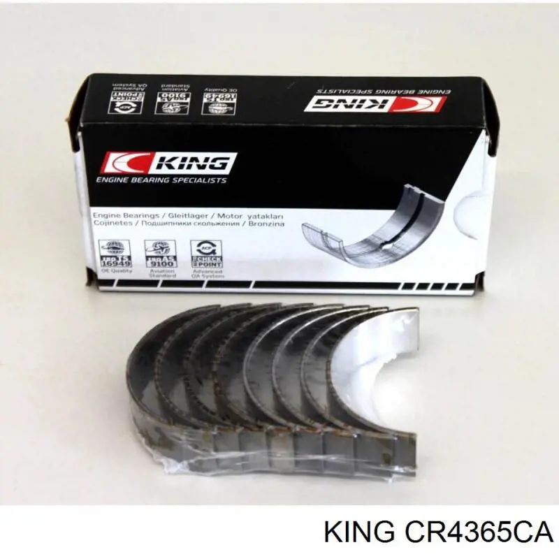 Compre CR4365CA King Folhas inseridas de cambota de biela, kit, padrão (STD)