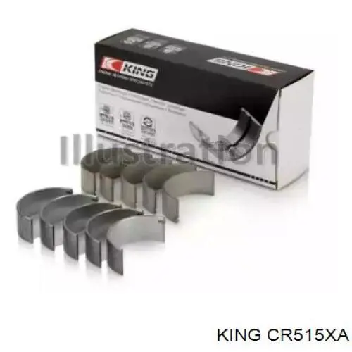 CR515XA King Folhas inseridas de cambota de biela, kit, padrão (STD)