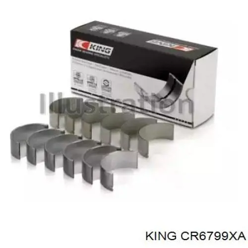 77220600 Kolbenschmidt Folhas inseridas de cambota de biela, kit, padrão (STD)