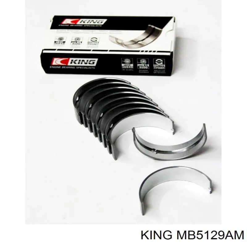 Compre MB5129AM King Folhas inseridas principais de cambota, kit, padrão (STD)