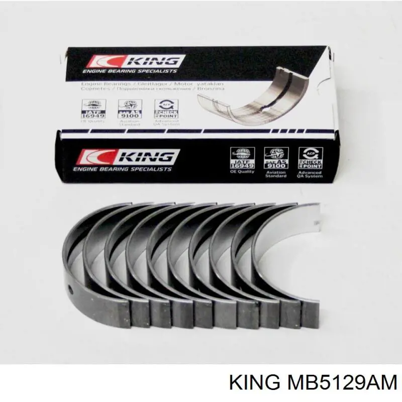 Folhas inseridas principais de cambota, kit, padrão (STD) King MB5129AM preço, a partir de 27,81 USD