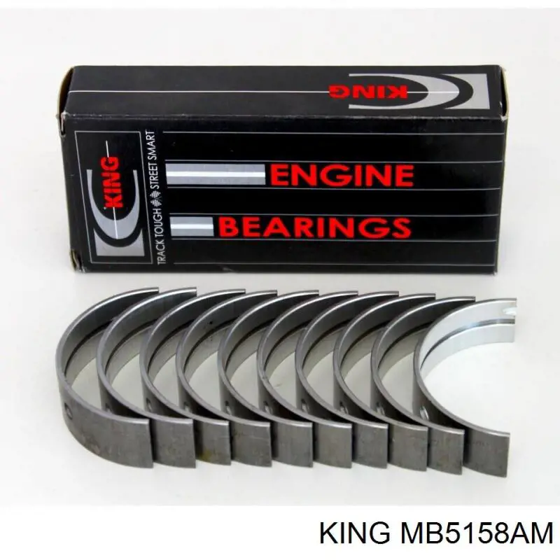 Folhas inseridas principais de cambota, kit, padrão (STD) Glyco H11615STD